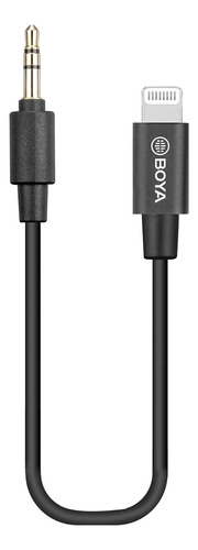 Adaptador iPhone iPad Lightning Plug Trs 3.5mm Boya Byk1