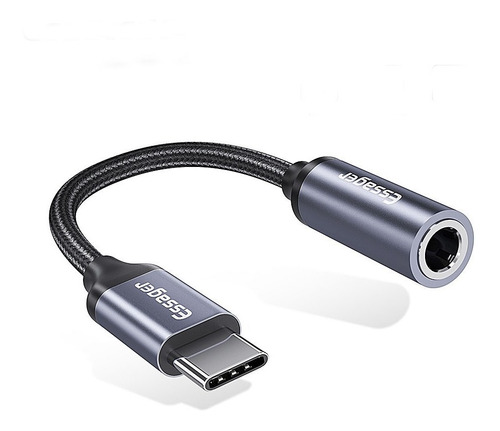 Adaptador Smartphone Type C A Jack 3.5mm Audifono Microfono