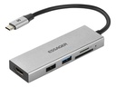 Hub Tipo C 5 En 1 Essager 3 Usb Lector Sd Tf Hdmi