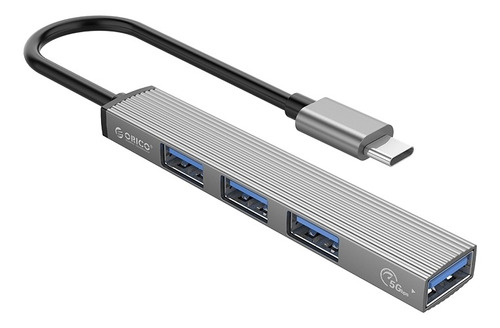 Hub Multiplicador 4 Puertos Type C A Usb 3.0 Pc Laptop Orico