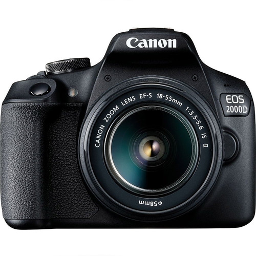 Camara Canon Eos 2000d 24.1mp Dslr Con Lente 18-55mm