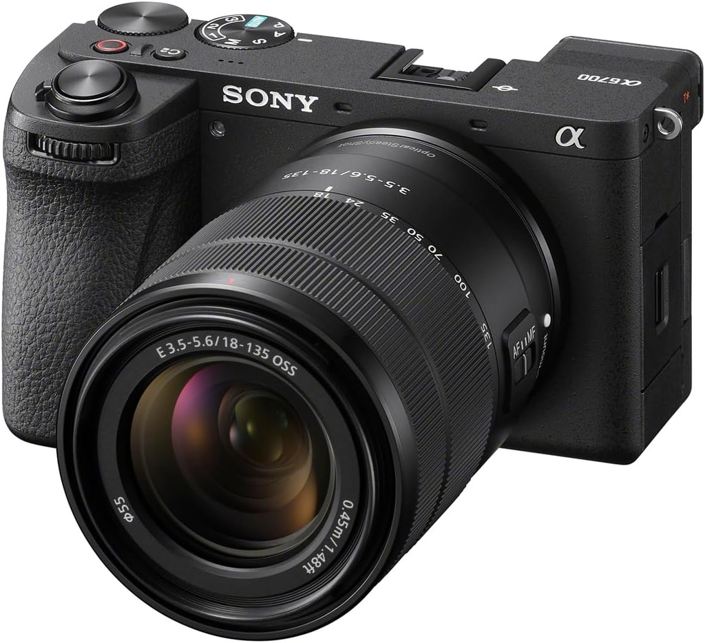 Camara Sony A6700M lente 18-135mm f/3.5-5.6 OSS