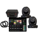 Kit 2 x Camara PTZ 20X RGBlink vue 1080p + Mini MX 4 Canales 4K