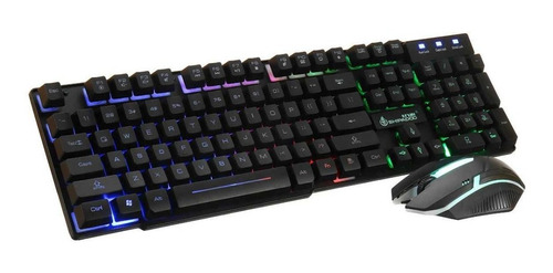 Teclado Y Mouse Gamer Shipadoo D280 Usb Rgb Mechanical Feel