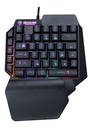 Teclado Gamer De Una Mano Shipadoo F6 Luces Led Rgb