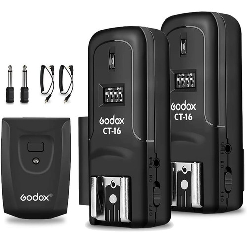 Radio Trigger Godox Ct16 1 Transmisor 2 Receptores