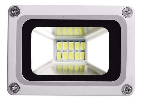 Reflector Led 10w Para Exteriores 6000k 110v Luz Fria