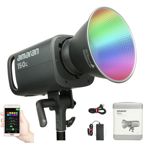 Luz De Video Led Monolight Amaran 150c Deep Gray Rgbww 150w