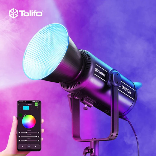 Luz De Video Led Monolight Rgb 180w Tolifo X180rgb