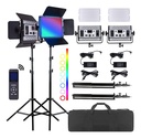 Kit Luz De Video Led Rgb Tolifo Gks60rgbpro 60w 6000lm Cri97