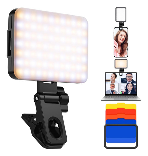 Luz De Video Led Portatil Para Smartphone Bicolor Kf34034