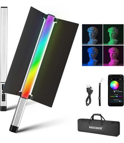 Tubo Led Rgb Neewer Cl124 Rgb Recargable 16w 2600mah