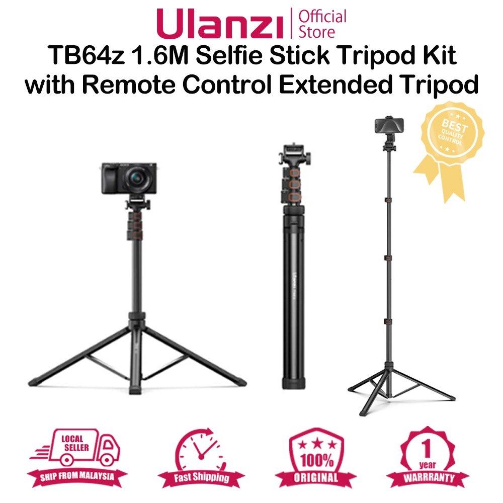 Tripode Paral Ulanzi TB64 160 CM Luces Smartphone y mas