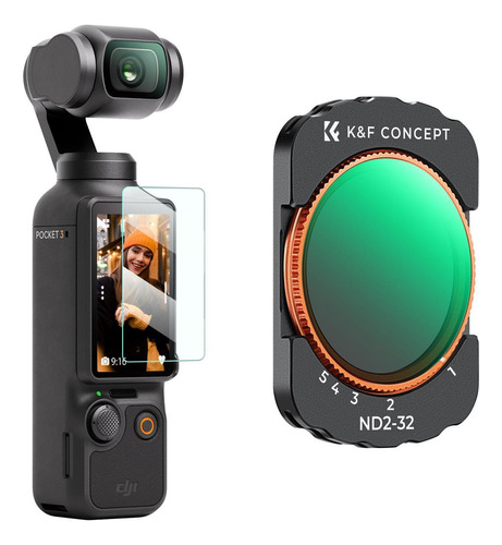 Filtro Magnético Nd2-32 Variable Para Dji Osmo Pocket 3