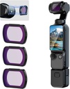 Kit 3 Filtros ND 16 64 y 256 Ulanzi PK-03 DJI Osmo Pocket 3