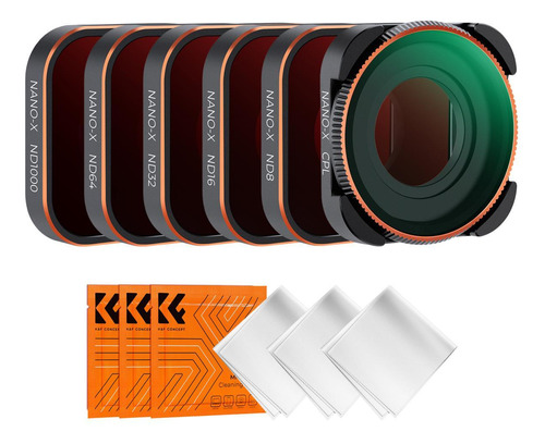 Kit Filtro Gopro Hero 9/10/11/12 Cpl, Nd8,16, 32, 64,1000