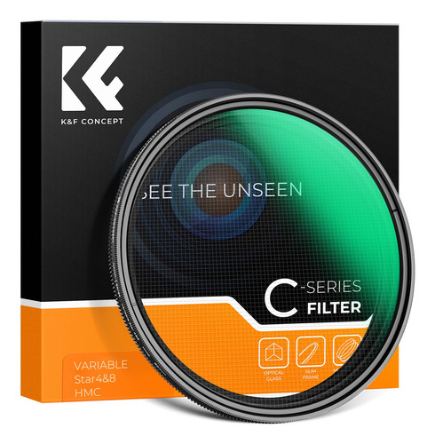 Filtro Variable Star 4-8 77mm Green Coated Kf Concept