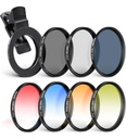 Kit 7 Filtros Smarphone Neewer 67mm Cpl 6star Nd32 Y Mas