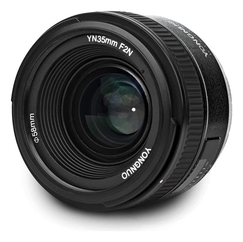 Lente Yongnuo Yn35mm F2 Af Mf Para Nikon Montura F