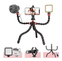 Kit De Video Ulanzi Filmmaking Microfono Luz Octopus