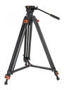 Tripode Coman Df16l Con Cabezal Fluido Q5 Video Altura 156cm