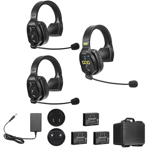 Intercomunicador Saramonic WiTalk WT3S 400 Metros kit 3