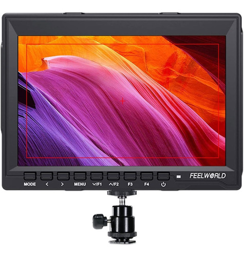 Monitor De Campo Feelworld Fw759 Slim Ips 4k Hdmi Parasol
