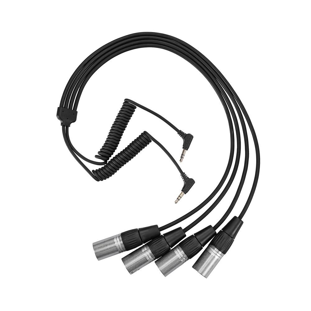 Cable Dual 3.5mm TRS Macho a 4 Xlr Macho Saramonic SR-C2020