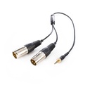 Cable Plug 3,5mm a Dual XLR Macho Saramonic SR-UM10-CC1