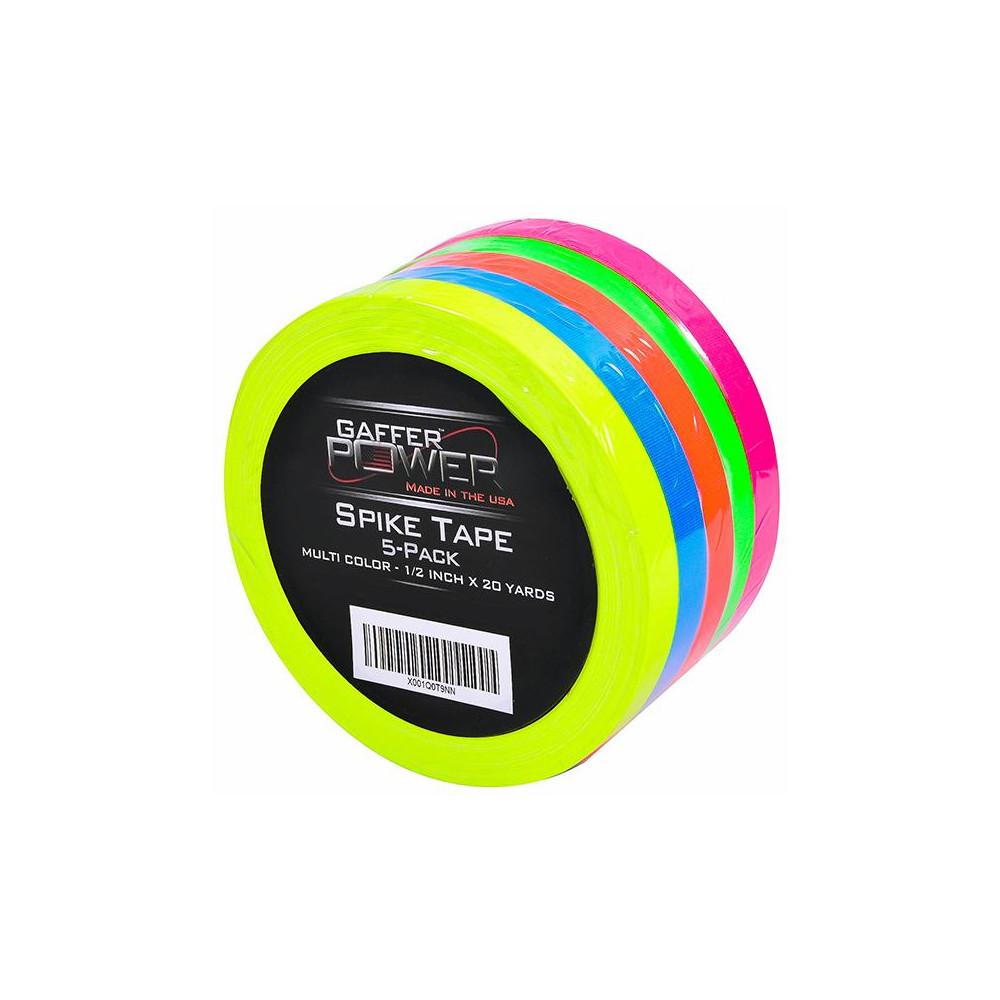 Gaffer Tape 5 und Neon 1/2 pulg x 18 mts Gaffer Power