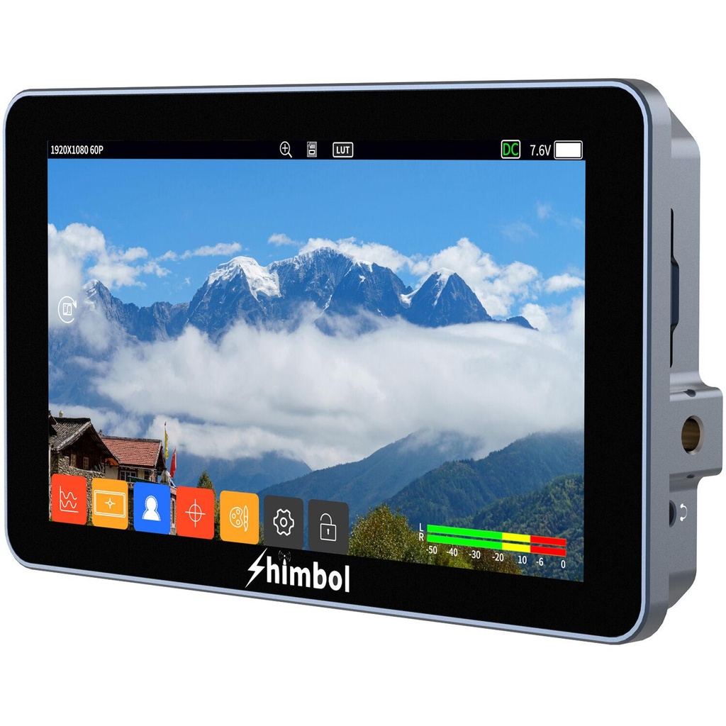 Monitor de Campo Shimbol M5 5.5" 3D LUT 4K HDMI HDR 1200nit