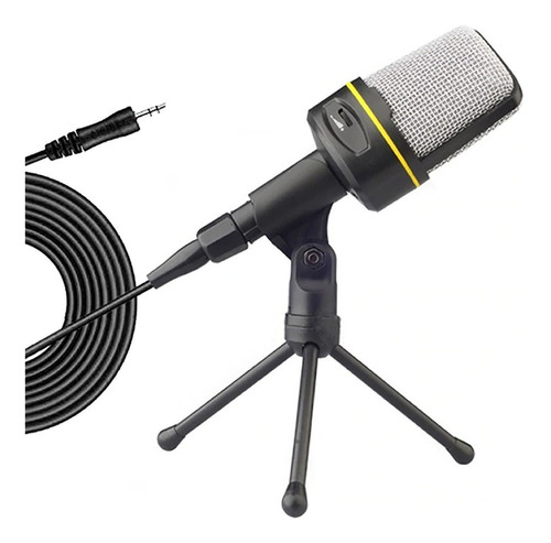 Microfono Condensador Sf920 Para Pc Laptop Plug 3.5mm 2mts