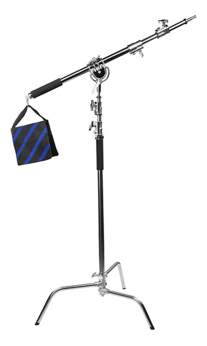 Tripode C Stand De 3,3 Metros Brazo 225 Cm Nicefoto Y660iii