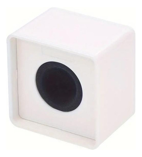 Taco Microfono Cuadrado 8x8x5.5 Cm Blanco