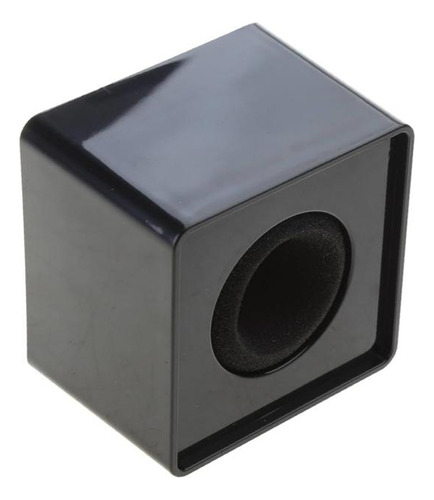 Taco Microfono Cuadrado 8x8x5.5 Cm Negro