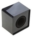Taco Microfono Cuadrado 8x8x5.5 Cm Negro