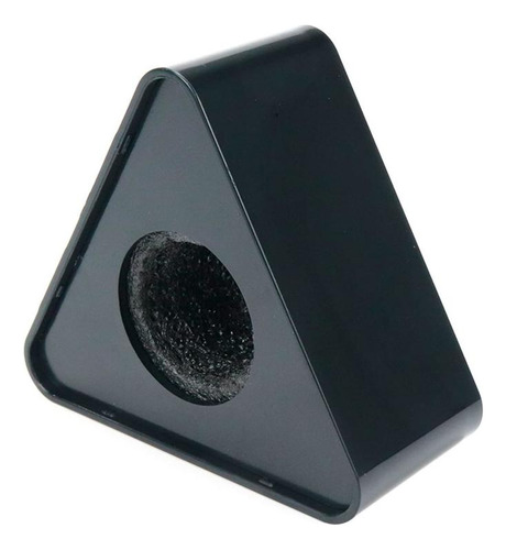 Taco Microfono Triangular 9.5x5cm Negro