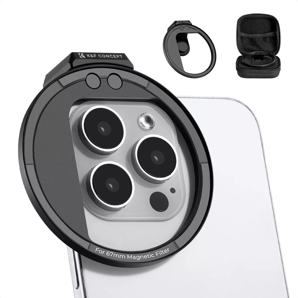 Adaptador FIltros Magneticos para Telefonos K&f Concept 67mm