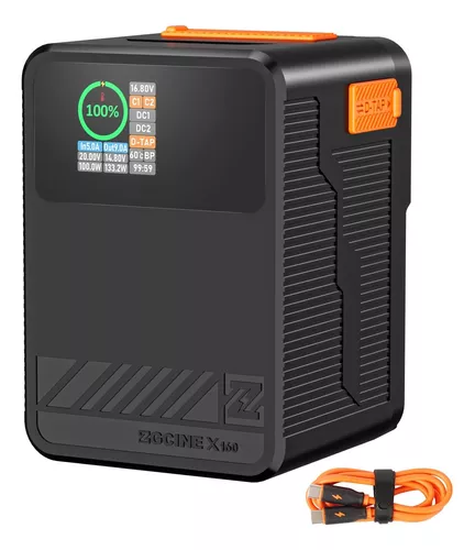 Bateria Vmount ZGcine x160 156wh 10500mah 14.8v 100w Pd Usbc