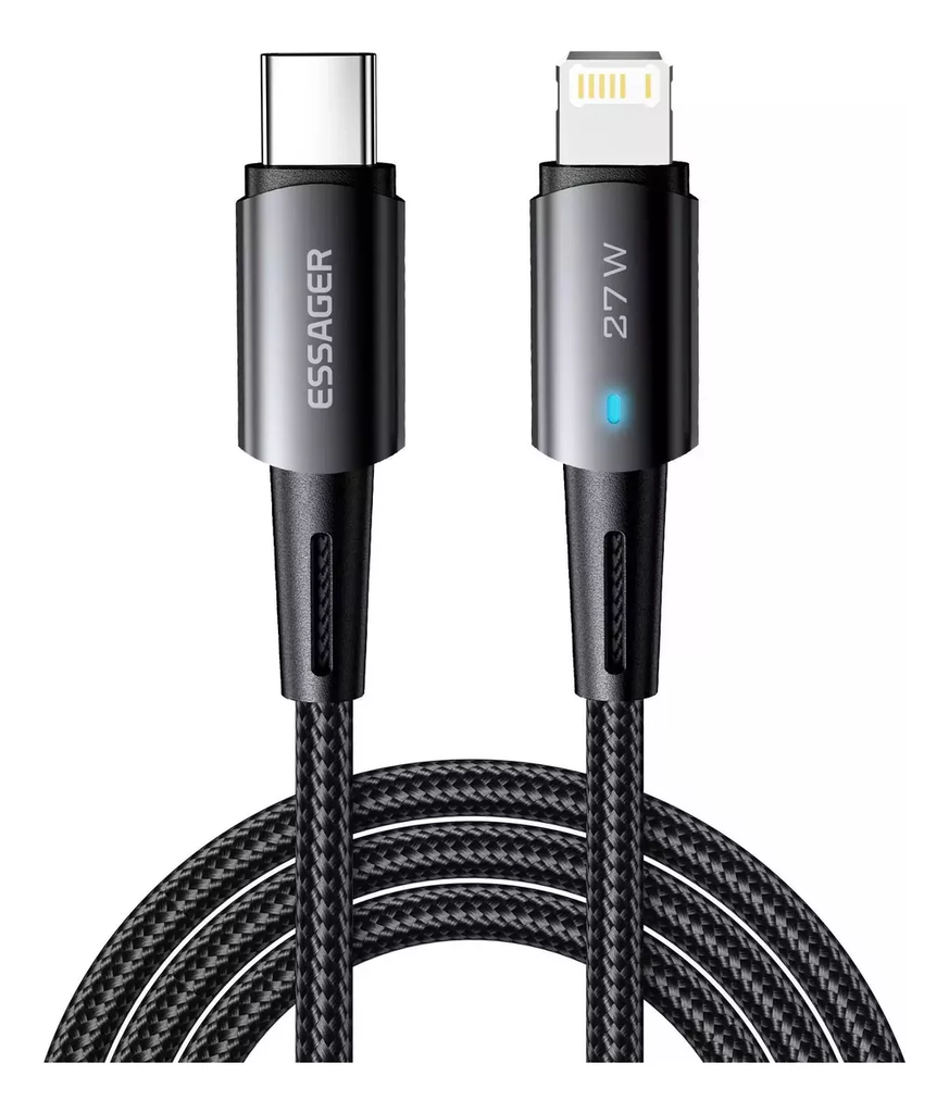 Cable Essager Tipo C a Lightning 27W USB Charging Cable 3M
