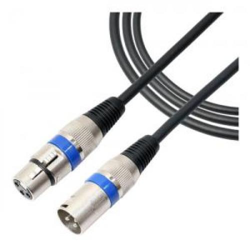 Cable XLR Macho a XLR Hembra de 5 mts para microfonos