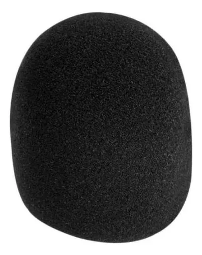 Filtro Windscreen funda para Microfono Dinamico Negro