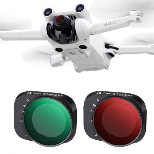 Kit Filtros Drone DJI mini 3Pro ND Variables ND2-32 ND32-512
