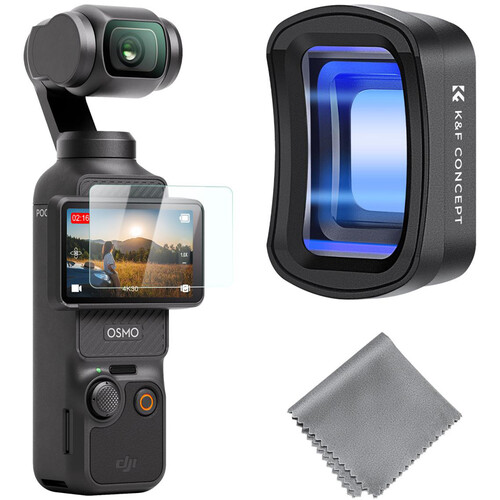Lente Anamorfico 1.2X K&f Concept para Osmo Pocket 3