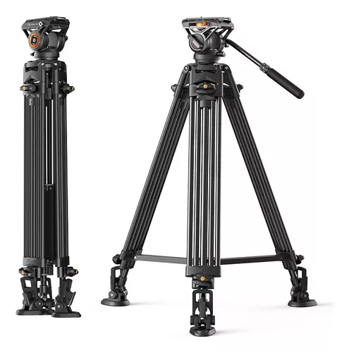 Tripode Coman FF16S Cabezal Fluido Q6 186 Cm