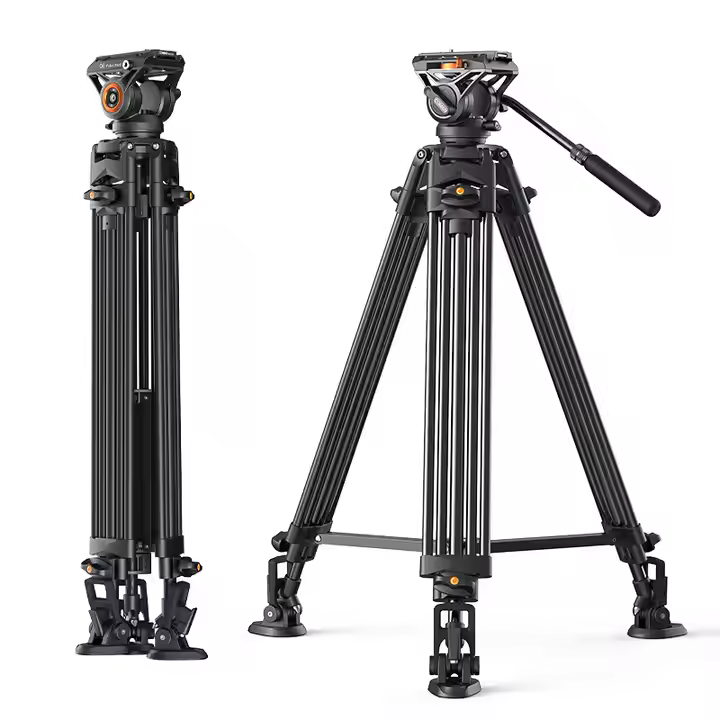 Tripode Coman FT16S Cabezal Fluido Q6 164 Cm