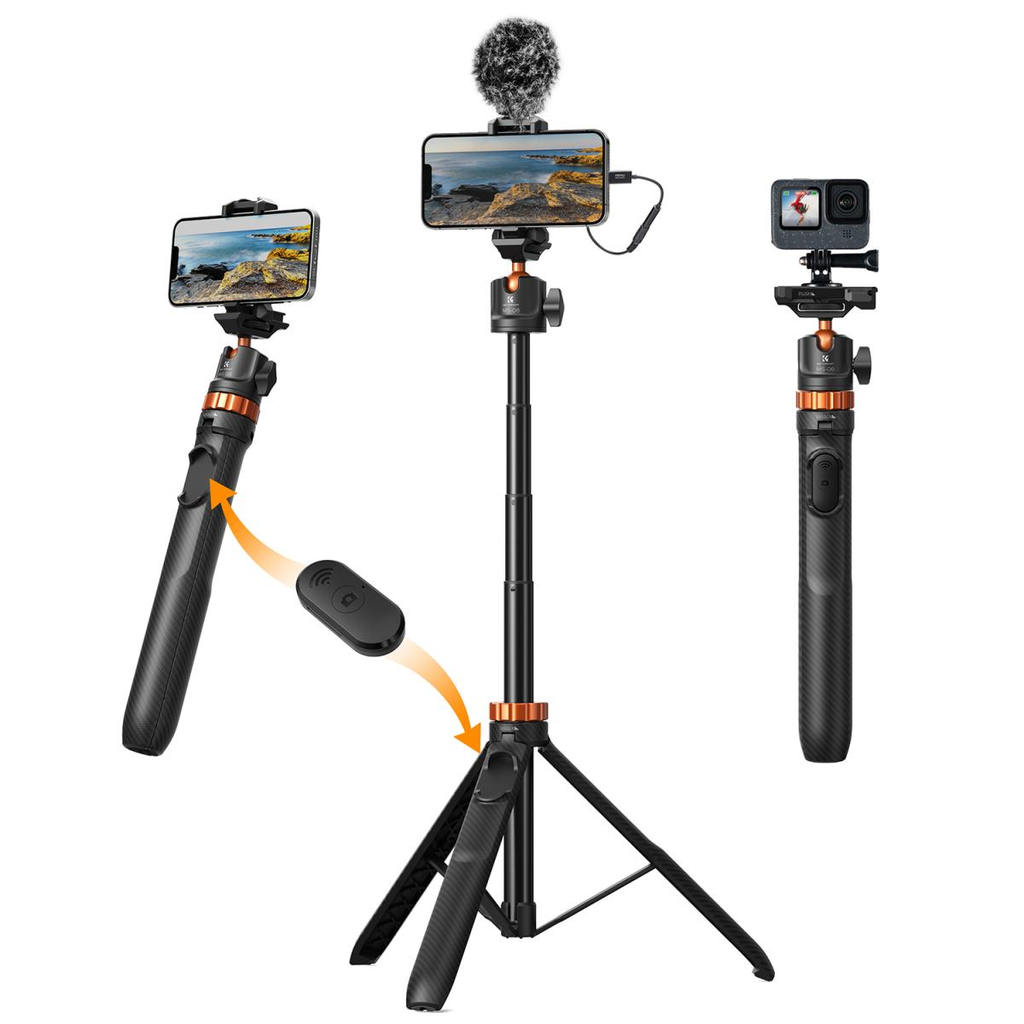 Tripode Selfie Stick Kf Concept MS04 Con Control Bluetooth