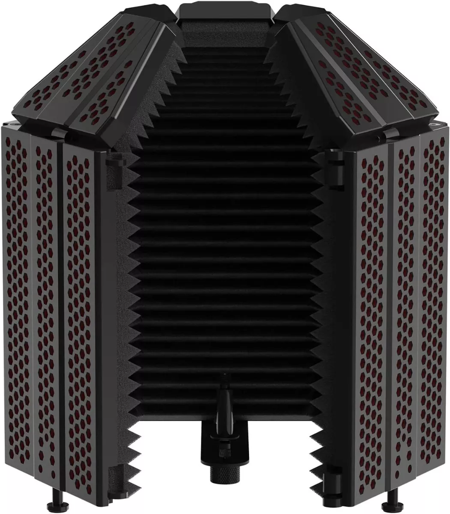 Escudo Aislamiento Acustico 5 Paneles Para Microfonos Xtuga