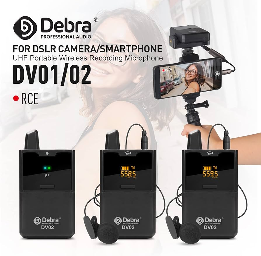 Microfono Balita Dual Debra DV02 Smartphone Camaras y mas
