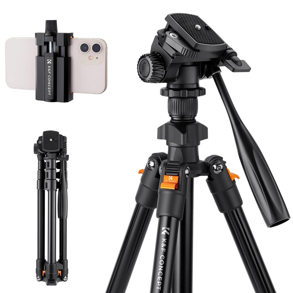 Tripode K&F Concept K234A0 162 cm Camara Smartphone